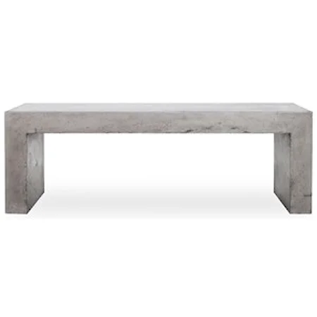 Outdoor Natural Concrete Bench